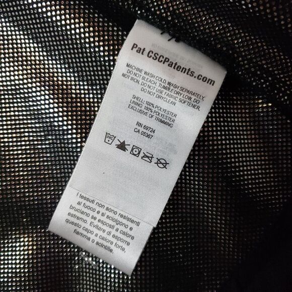 Columbia Omni-Heat waterproof black moto jacket, size large Faux Leather Sz L - Picture 8 of 14